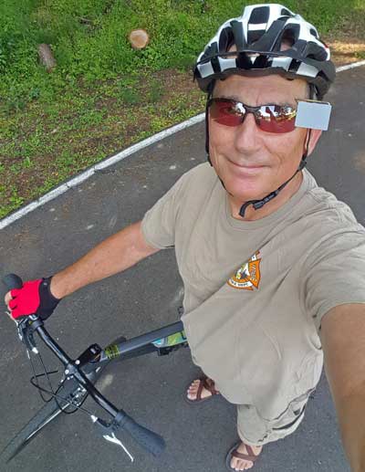 Cycling on the "touring bike"