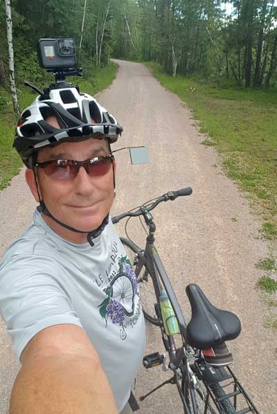Riding the Mickelson Trail