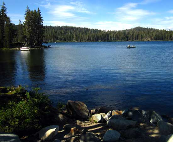 Gold Lake at the top of the Sierras