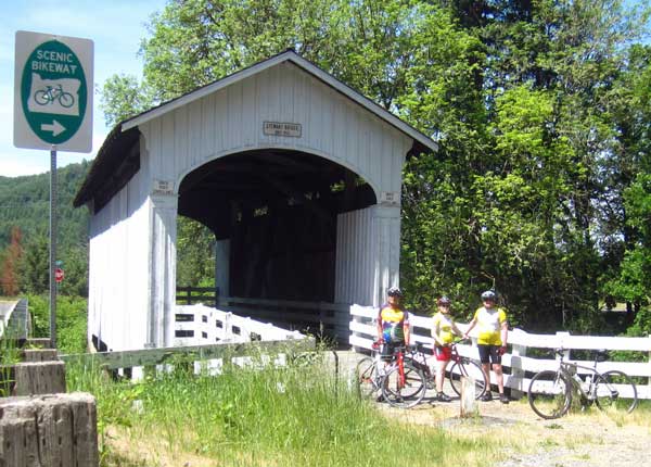 Lane County Oregon has a tour of covered bridges