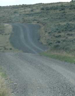 Our adventure takes us onto another gravel road