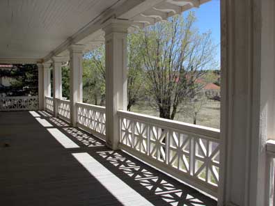 Porch and third story bedroom