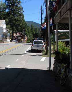 Sierra City, a small town 12 miles east of Downieville
