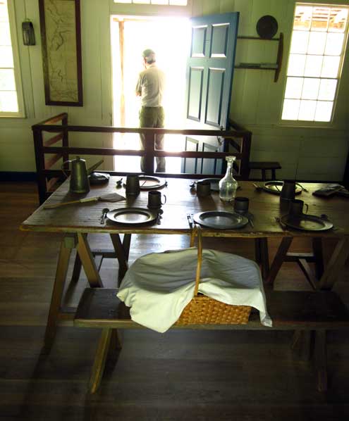 The dining area of Mt. Locust Inn