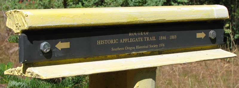 Applegate Trail Marker