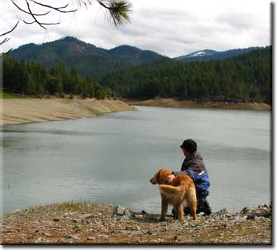 Applegate Lake in late March
