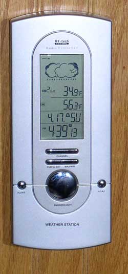 Electronic Alarm with Thermometer