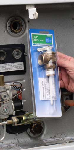 A new valve can be ordered from Camping World