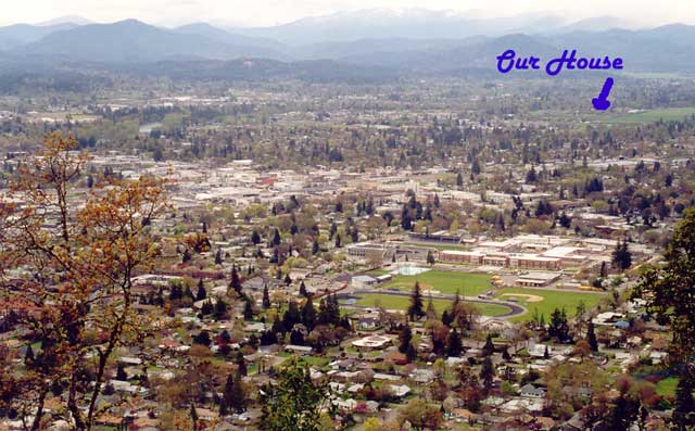 Grants Pass, looking Southwest
