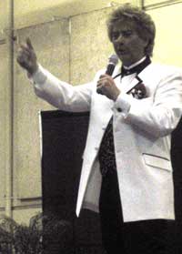 Frank Sternett, a Las Vegas entertainer was the entertainment on the first night