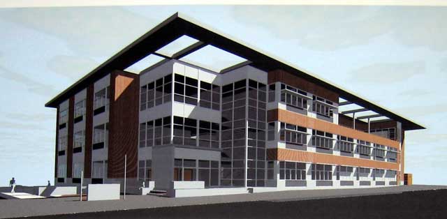 The architect's view of the new RCC/SOU joint education building