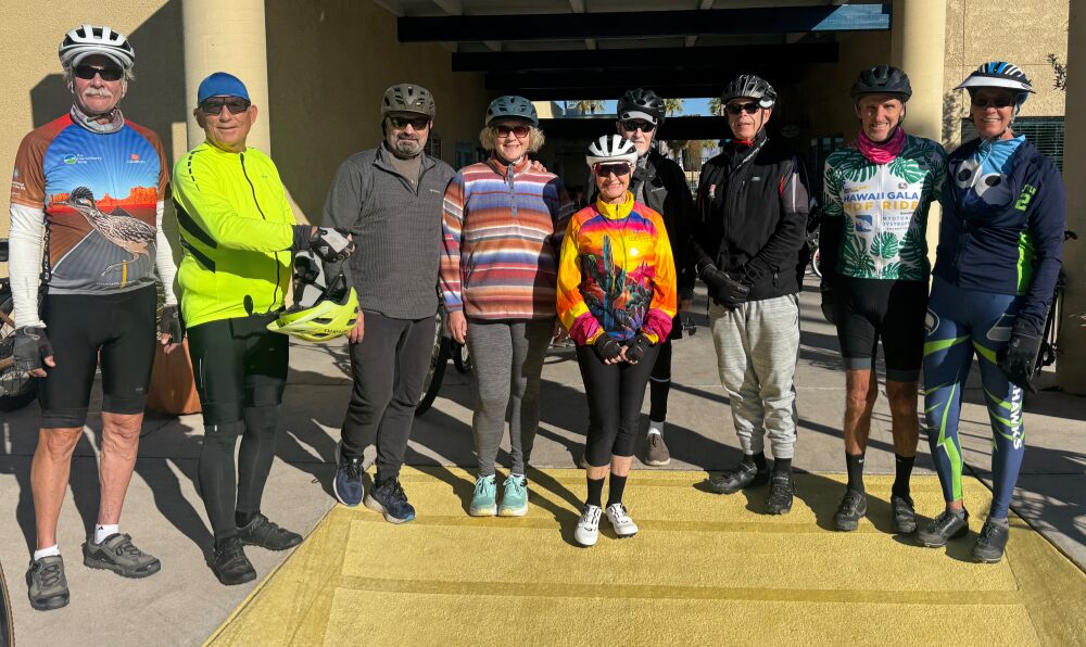 RCE Bike Club ride on January 12