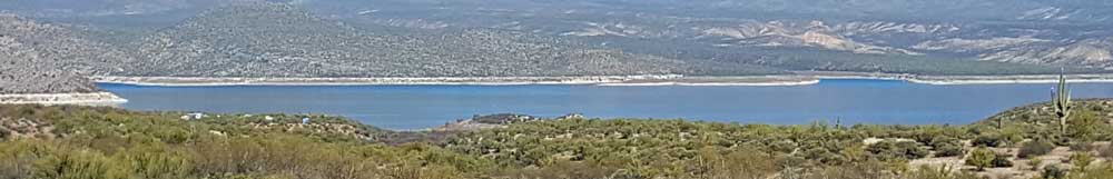 A view of Roosevelt Lake