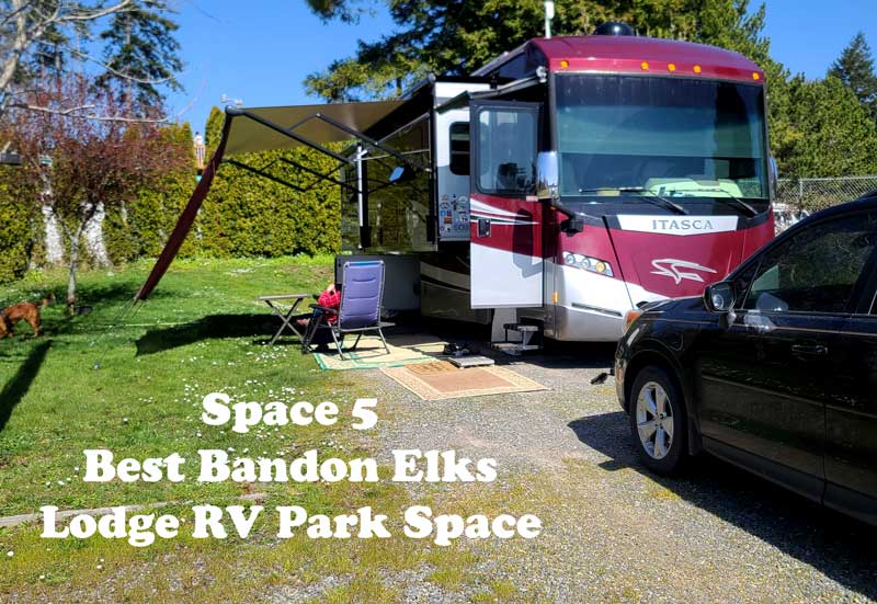 We got the best Bandon Elks camp site