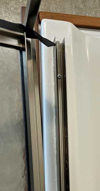 Shower door repair