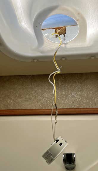 Shower lamp is not working