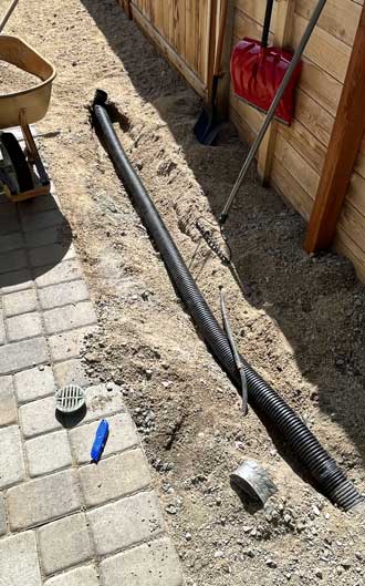 Extending drain pipe