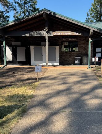 Park store and cafe under repair