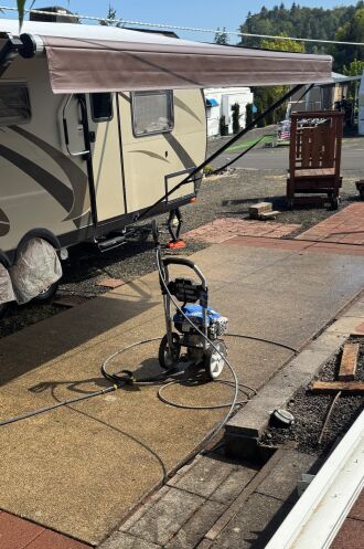 Pressure washing everything