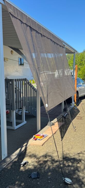 Shade Screen installed