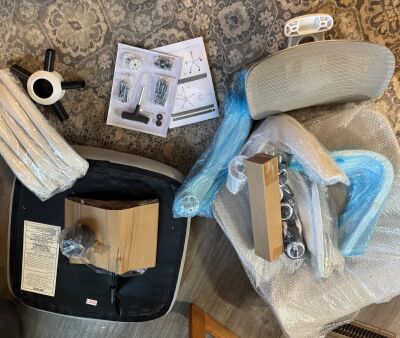 My new desk chair needs some assembly