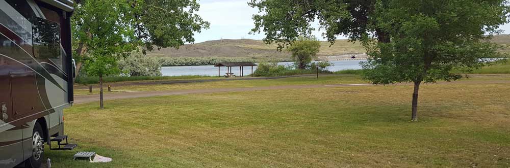 Overlooking the Missouri River from the Downstream Campground