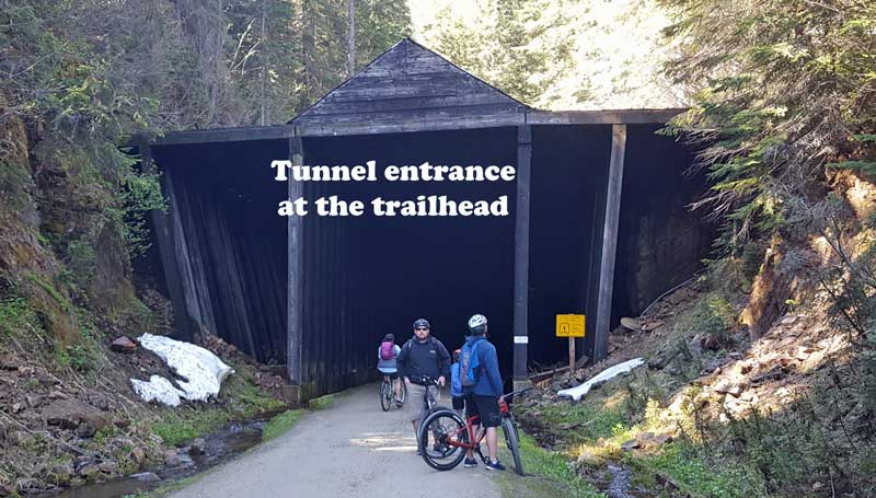 First tunnel entrance