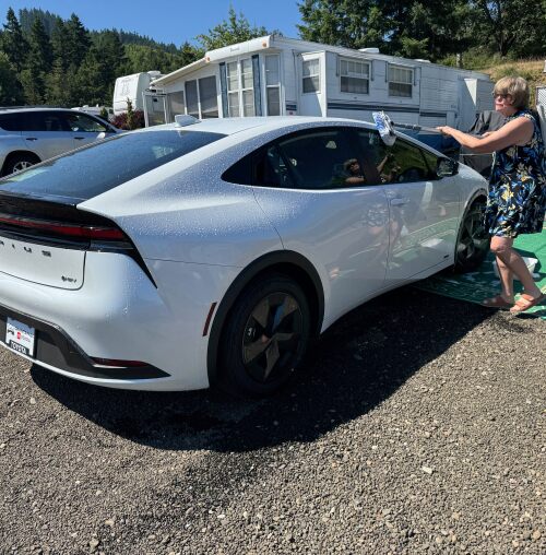 Gwen is claiming the Prius