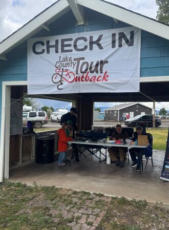 Ride check-in located at the Lake County Fairgrounds