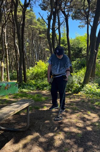 Glen metal detecting