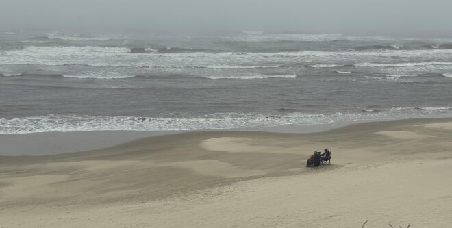 Cold ocean day