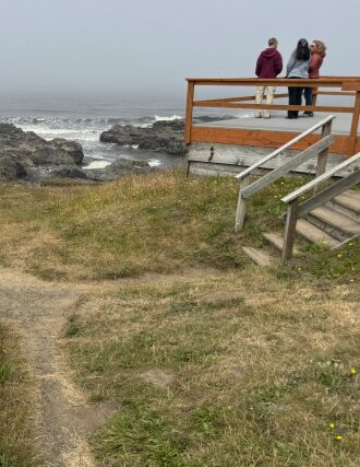 Yachats beach overlook