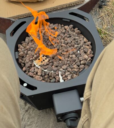 A new propane fire pit for us