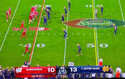 Wisconsin at Lambeau Field with Notre Dame