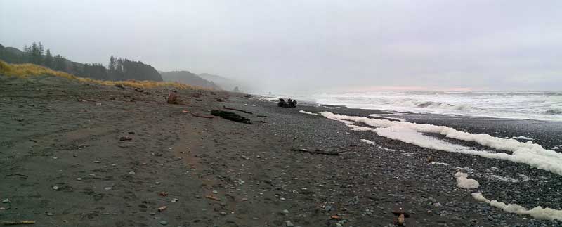 A gray day on the Oregon coast