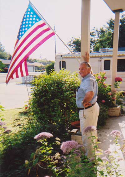 Dad always made sure the flag was out on special days