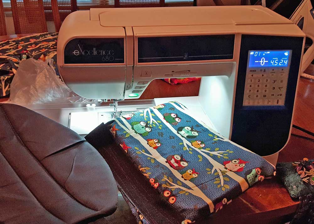 Gwen's new sewing machine