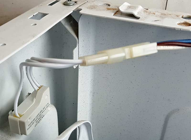 Replace the dryer switch