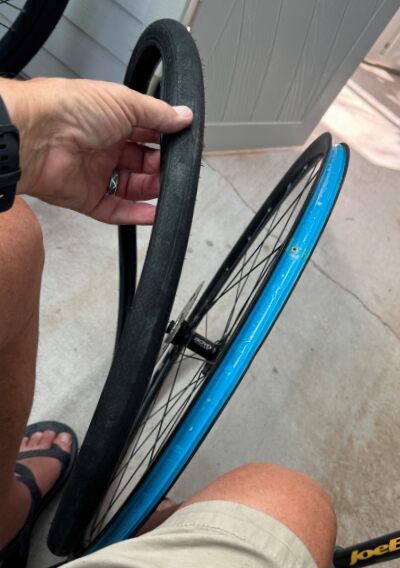 A struggle to get this tire removed