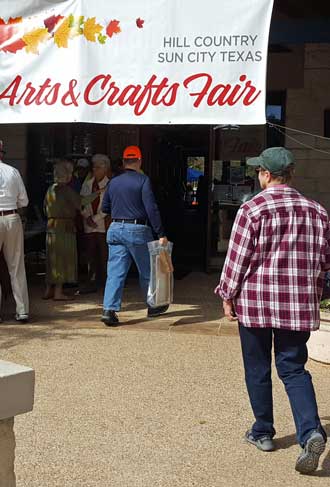 A very popular craft fair