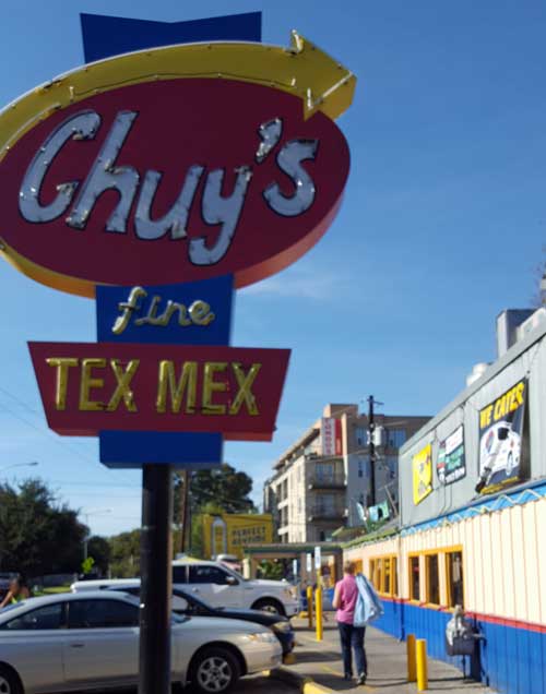 Chuy's recommended by our tour driver