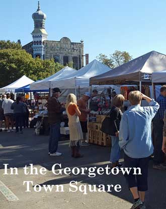 Great craft show in the Georgetown Square