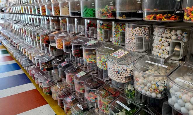 Seaside candy shop