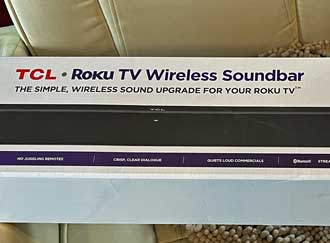 Sound bar for the Roku TV