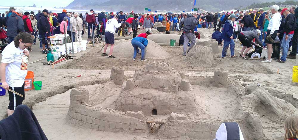 Sand castle competition