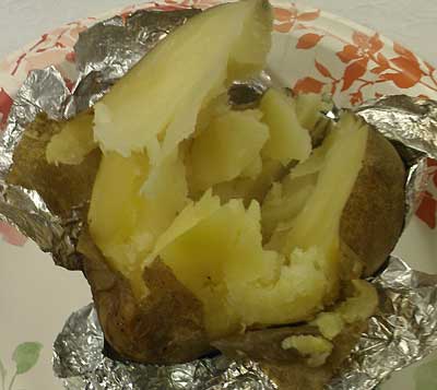 Baked potato meal