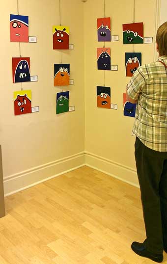 Kids art on display