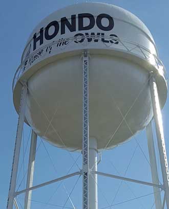 Hondo water tower