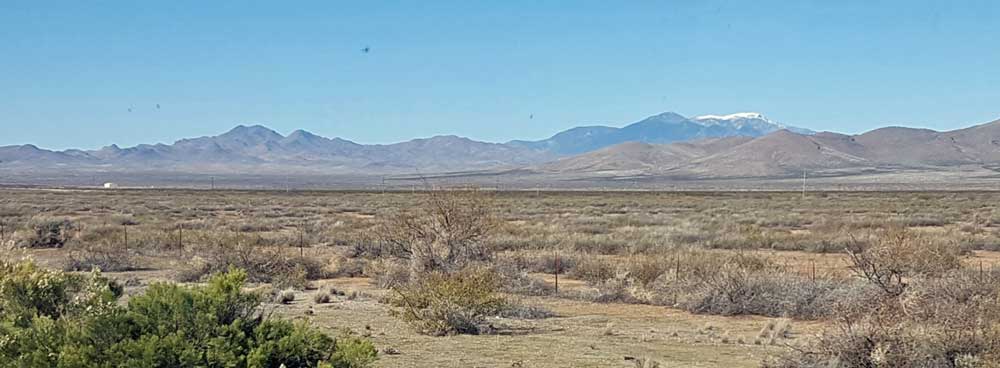 Arizona desert on Interstate 10