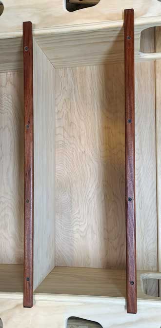 Adding some contrasting hardwood